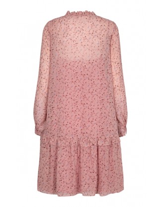 Rose dress with flowers 